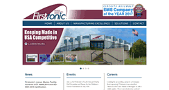 Desktop Screenshot of firstronicllc.com