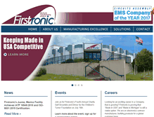 Tablet Screenshot of firstronicllc.com
